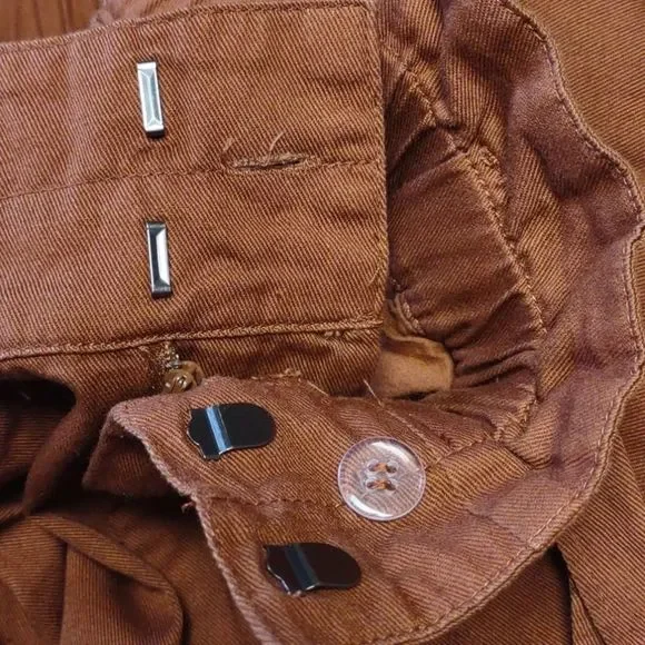 Becca Tilley x Bar III Paperbag Waist Cotton Pants - Picture 9 of 10